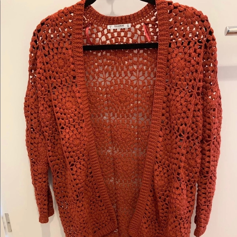Pull & Bear crochet cardigan